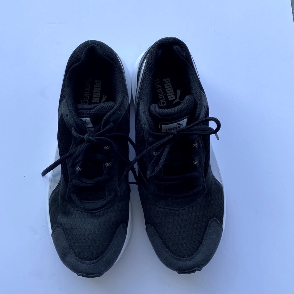 Puma gently used running shoes.